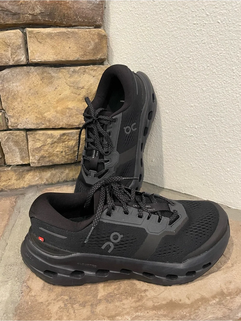 On Running Women’s Black Cloudrunner 3 Wide Performance Shoes